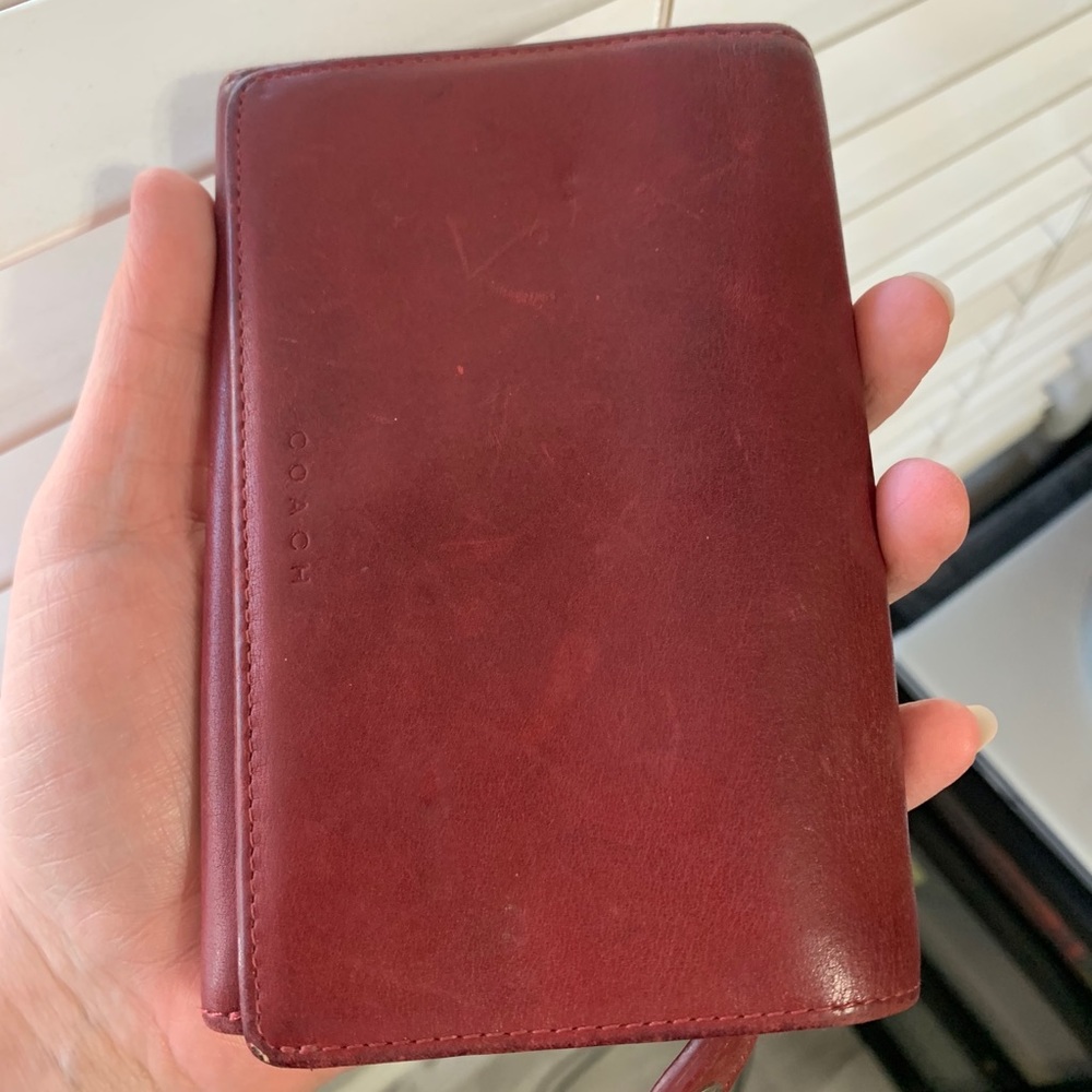 vintage Coach leather wallet